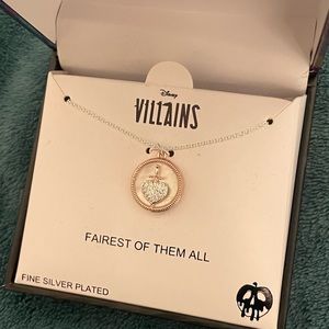 ❌SOLD❌DISNEY Villains Snow White Sword and  heart plated Necklace